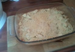 Crumble aux pommes facile à faire - Amel B.