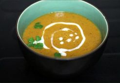 Soupe de lentilles corail, tomate et lait de coco{Thermomix} - Marina S.