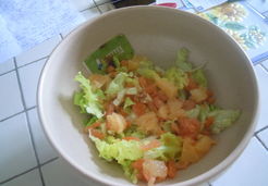 Salade de fenouil et saumon fumé - Marie T.