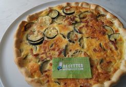 Quiche courgettes et lardons - Celine T.