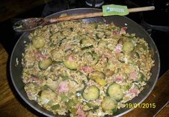 Blesotto aux courgettes et jambon blanc - Géraldine M.