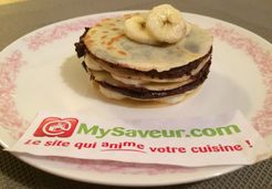 Gâteau de crêpes banane et chocolat - Adeline A.