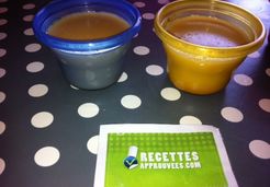 Petites crèmes caramel de mamie sur lit coulant - Pauline G.