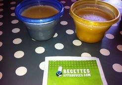 Petites crèmes caramel de mamie sur lit coulant - Pauline G.