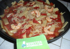 Crevettes aux nouilles chinoises - Claudine O.