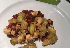 Courgettes et crumble de noisettes - Hélène D.