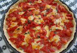 Tarte tomates, bacon, mozzarella - Aurélia A.