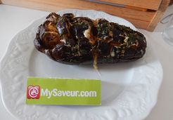 Aubergine farcie au fromage - Raphaelle M.