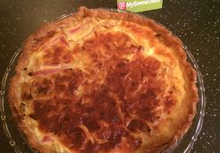 Tarte oignons et jambon - Adeline A.