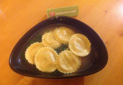 Consommé de raviolis aux épinards - Carine R.