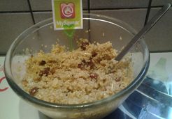 Salade de quinoa aux fruits secs - Isabelle K.