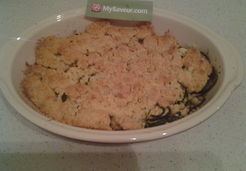 Crumble aux courgettes - YANNICK V.