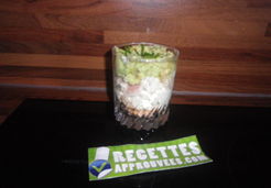 Verrine saumon avocat St Agur - Christiane C.