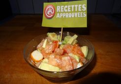 Salade tomate avocat et surimi - Alain R.