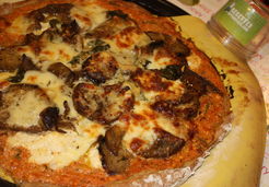 Pizza aubergine à la ricotta - Marina S.