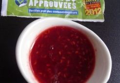 Coulis de framboises (au Thermomix) - Alexandra A.