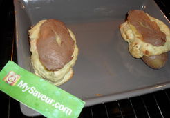 Pommes de terre soufflées au saumon - Claudine O.