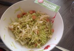 Chou Choudou en salade sauce japonaise - Anasthasia T.