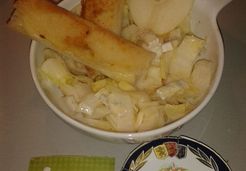 Croustillant au poire et au Bleu Président et sa salade d'endives - Julie M.