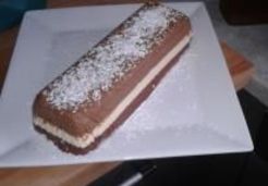 Bûche mousse au trois chocolats - Isabelle H.