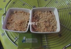 Crumble pommes et rhubarbe - Christiane C.