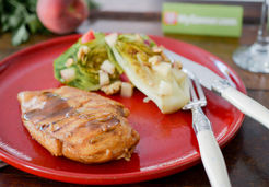 Escalope de poulet marinée au café et poêlée de sucrine - LEGAL