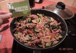 Poêlée de courgettes farcies aux tomates Mutti - Vanessa R.