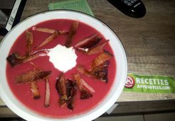 Soupe de betteraves avec Jeca - Ourilie G.