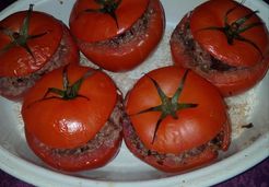 Tomates farcies boeuf olives - MILVIA H.