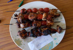 Brochettes de poulet - Karine P.