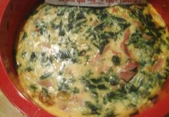 Frittata épinards et jambon - Marie T.