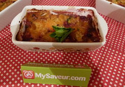 Gratin melon framboise - Sandrine H.