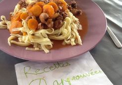 Pâtes à la bolognaise de seiches (thermomix) - Stéphanie M.