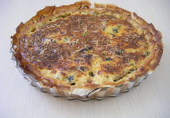 Tarte courgettes et lardons - Emilie G.