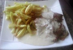 Escalope frite sauce maroilles - Patricia L.