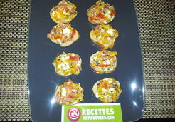 Bruschetta aux tomates, poivron et feta - Najwa N.