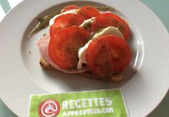 Tartine tomate mozzarella  - Adeline A.
