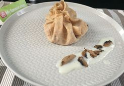 Aumônières au jambon, champignons et béchamel - Najwa N.