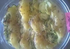 Tian courgettes, pommes de terre et mozzarella - Emilie S.