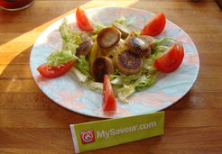 Salade composée au boudin blanc - Isabelle C.