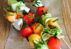 Brochettes légère pour l'apéro  - Adeline A.