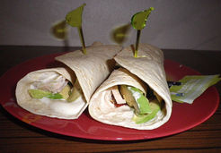 Wrap poulet et avocat - Laure G.