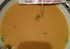 Potage butternut et châtaignes - Marie T.