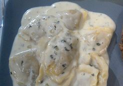 Demi-lunes sauce gorgonzola - Severine M.