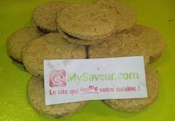 Biscuits à l'avoine et chocolat - Solange F.