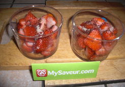 Salade de fraises rhum vanille - Lucie O.