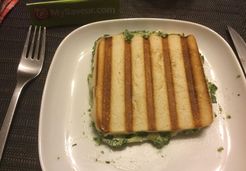 Croque monsieur épinard et chèvre - Laurence D.