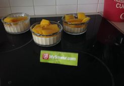 Panna cotta à la mangue - Bernadette L.