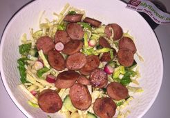 Salade de légumes aux saucisses - Najwa N.