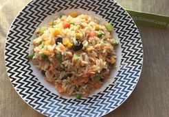 Salade de riz au thon et aux légumes - Najwa N.